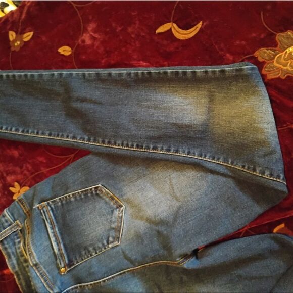Wax Jean Blue Skinny Jeans with Distressed Details - Picture 5 of 13